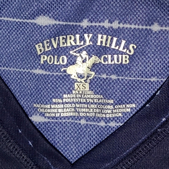 Beverly Hills Polo Club v-neck sport T-shirt - Picture 1 of 4